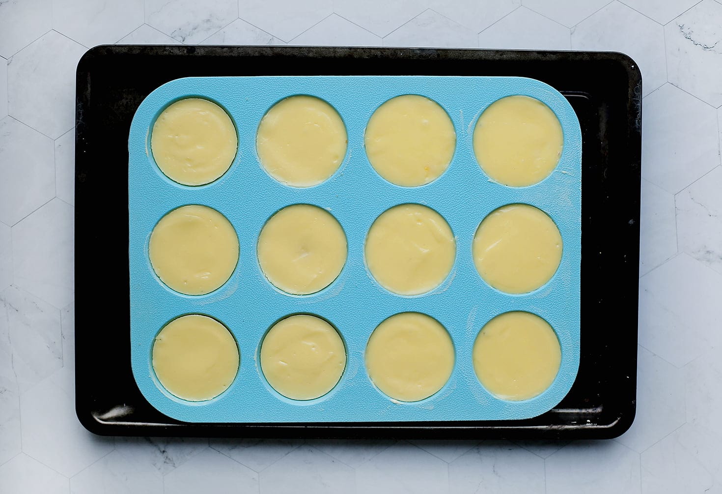 Banoffee cheesecakes bakken in de oven