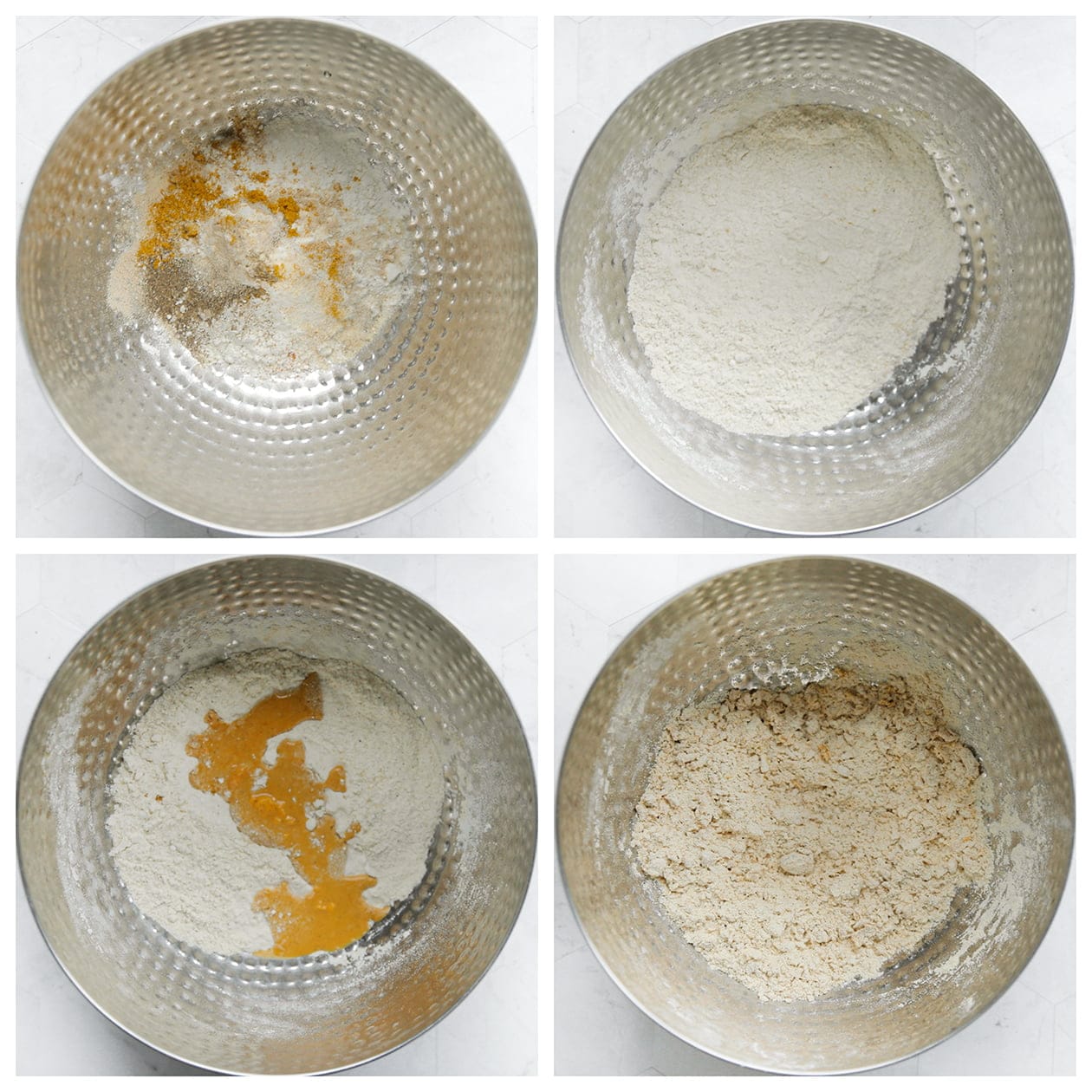 Bloemmengsel maken voor de krokante kipstukjes