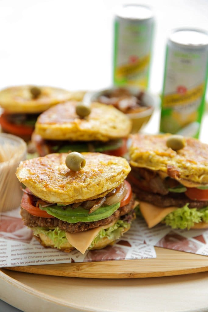 Broodje ei met gehakt eindresultaat