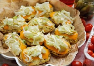 Gevulde Big Mac aardappels