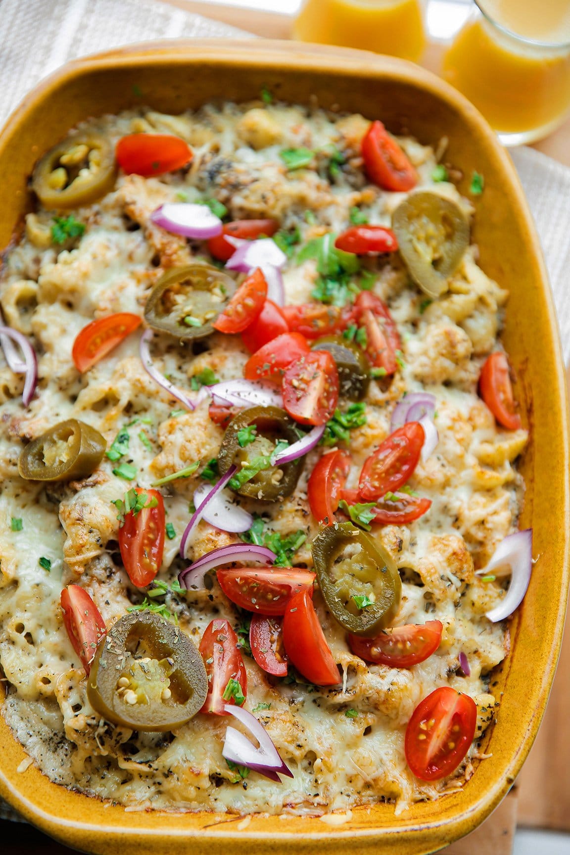 Pastaschotel met kip uit de oven