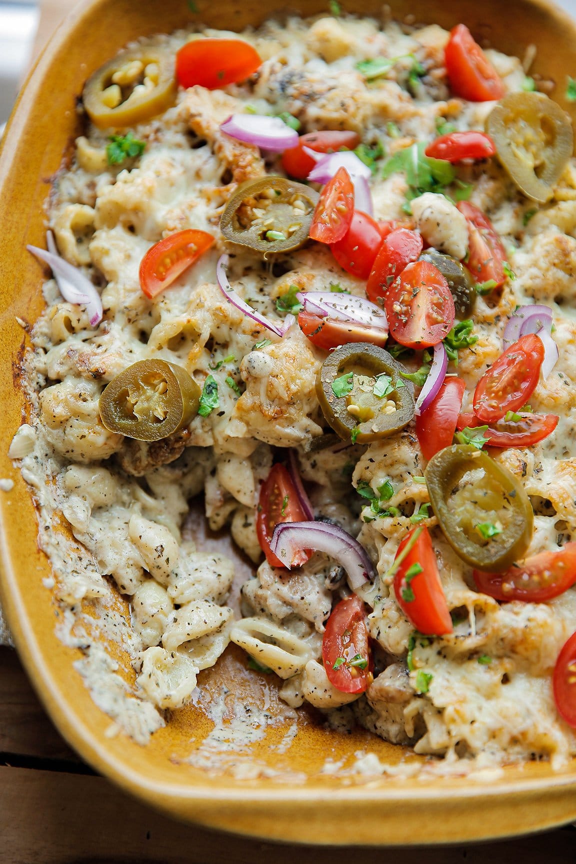 Conchiglie ovenschotel met kip