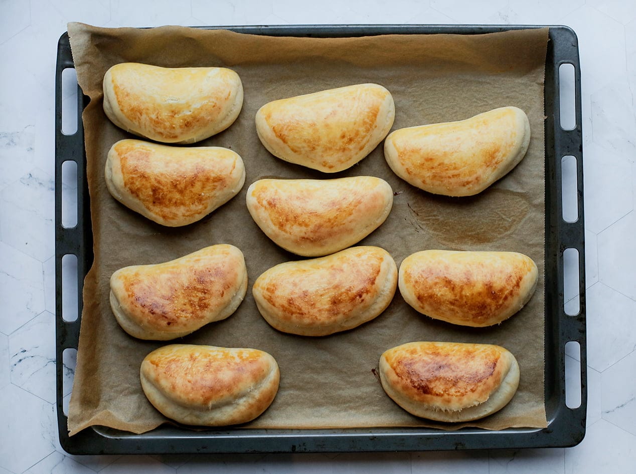 Broodjes bakken in de oven