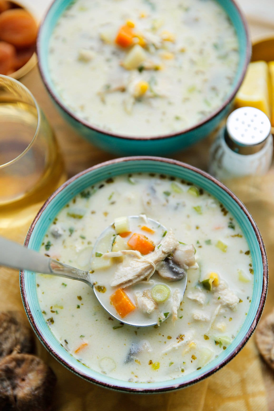 Kippensoep met groenten Kookmutsjes