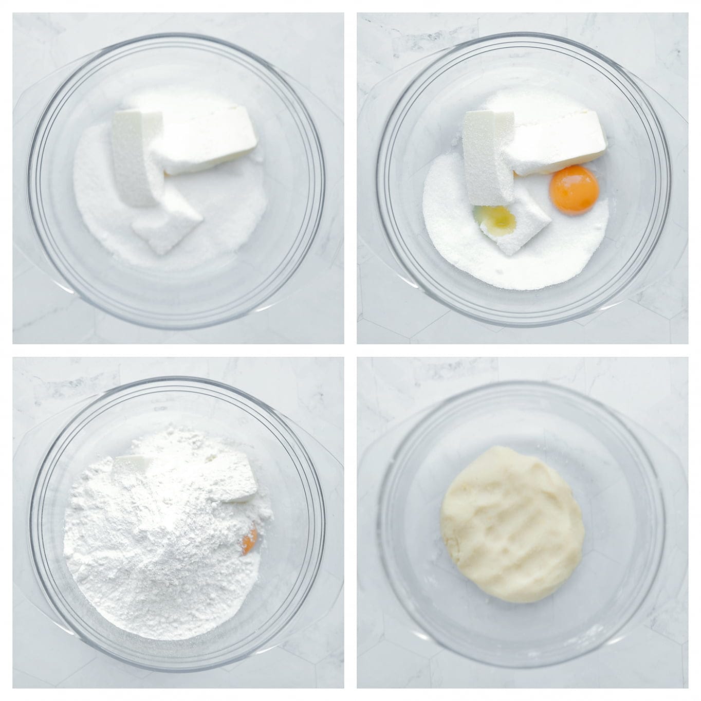 Koekjesdeeg maken in een diepe kom