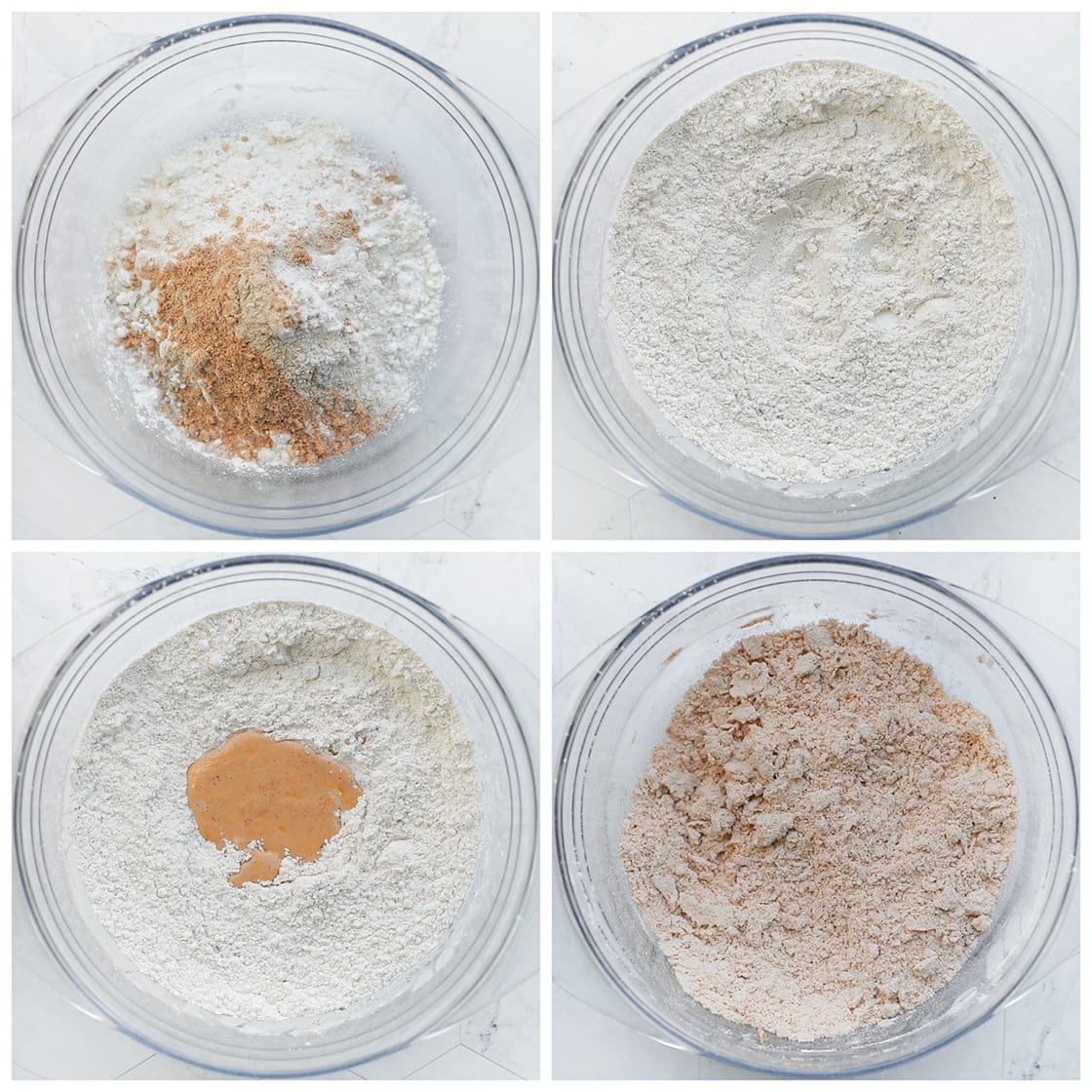 Kruimelig bloemmengsel maken