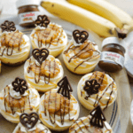 Mini banoffee cheesecakes