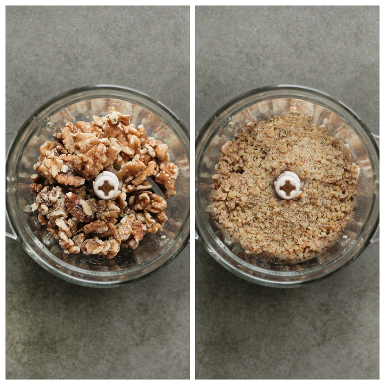 Walnoten malen in hakmolen