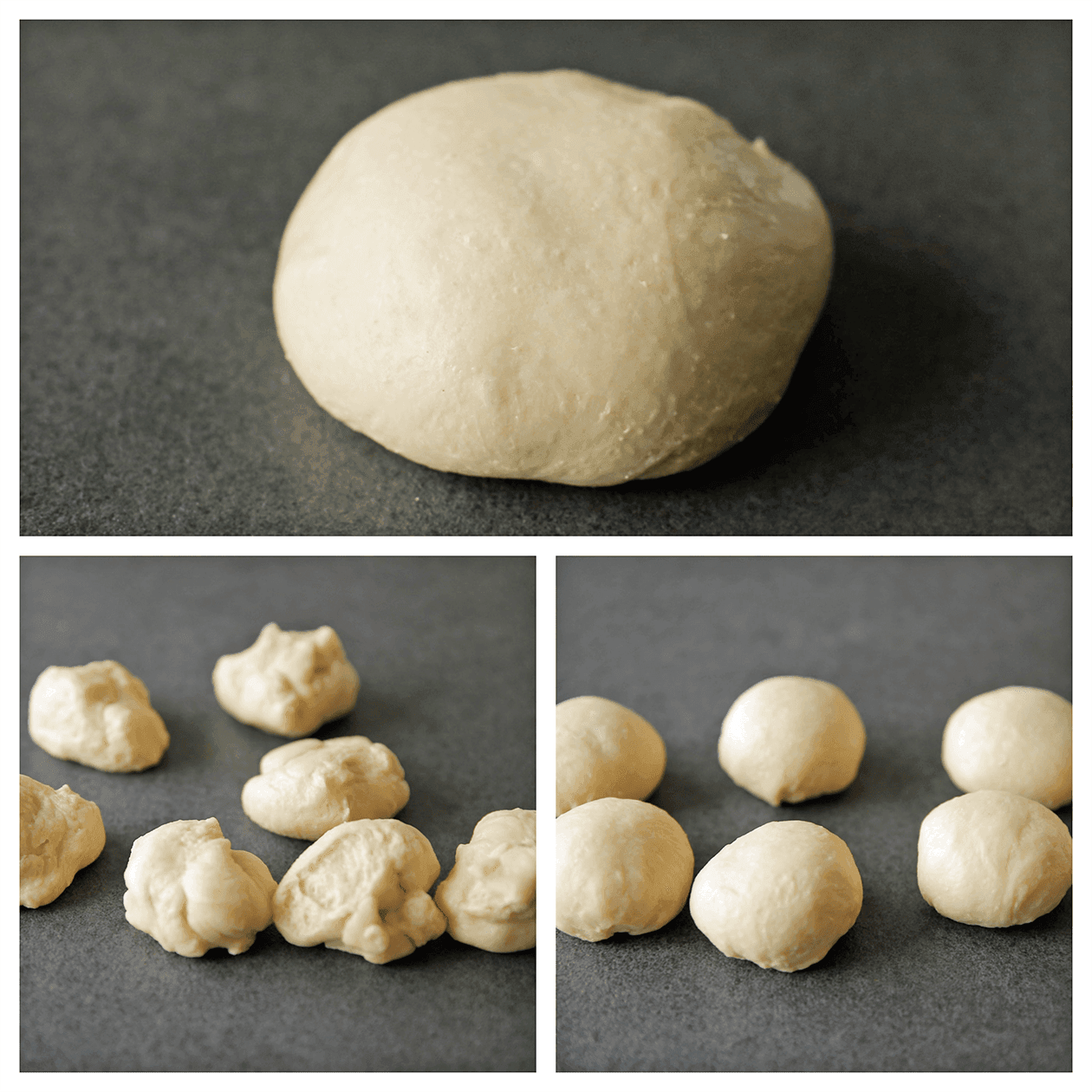 Deeg verdelen in gelijke porties kopiëren