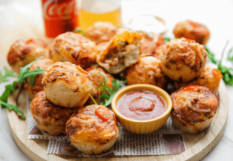 Pizza muffins met tonijn