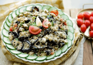 Auberginesalade Kookmutsjes