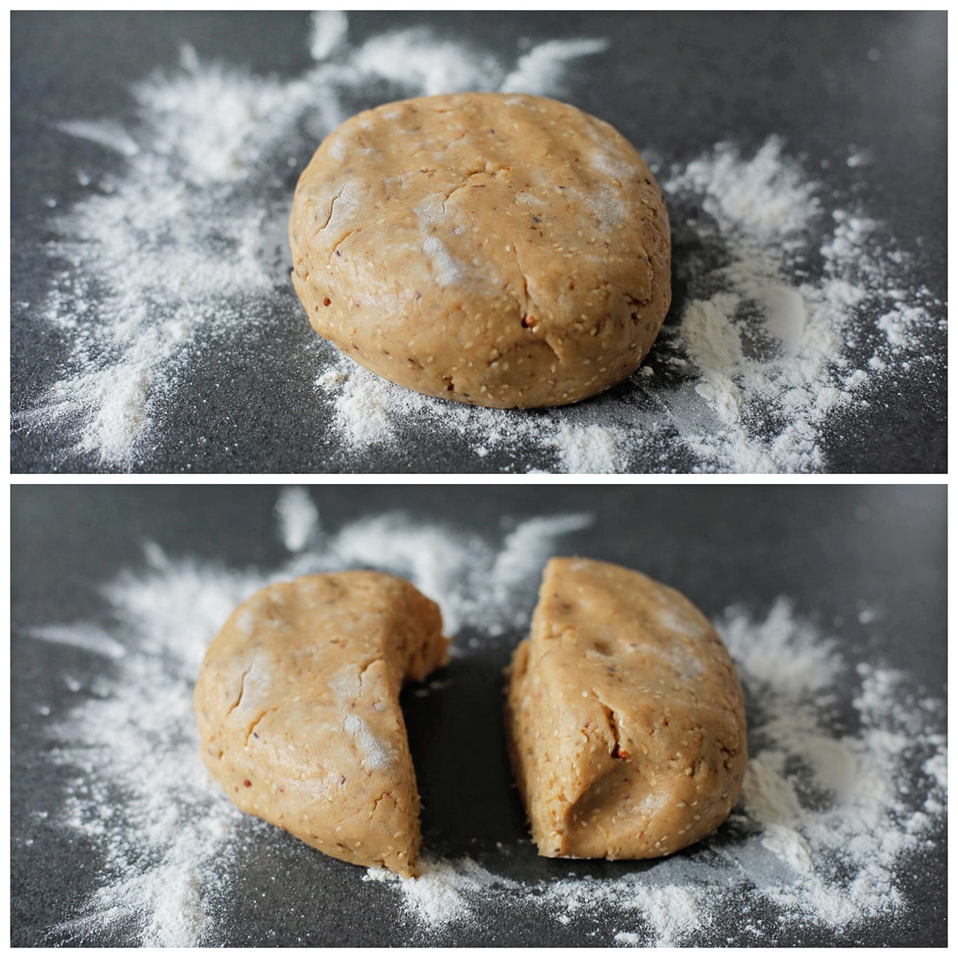 Deeg verdelen door 2