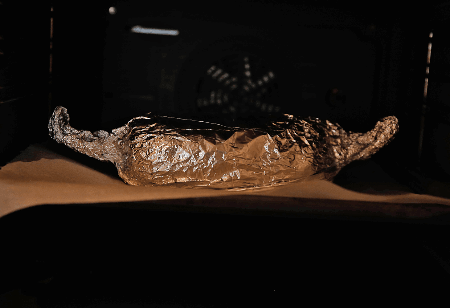 Kip 50-60 minuten in de oven bakken