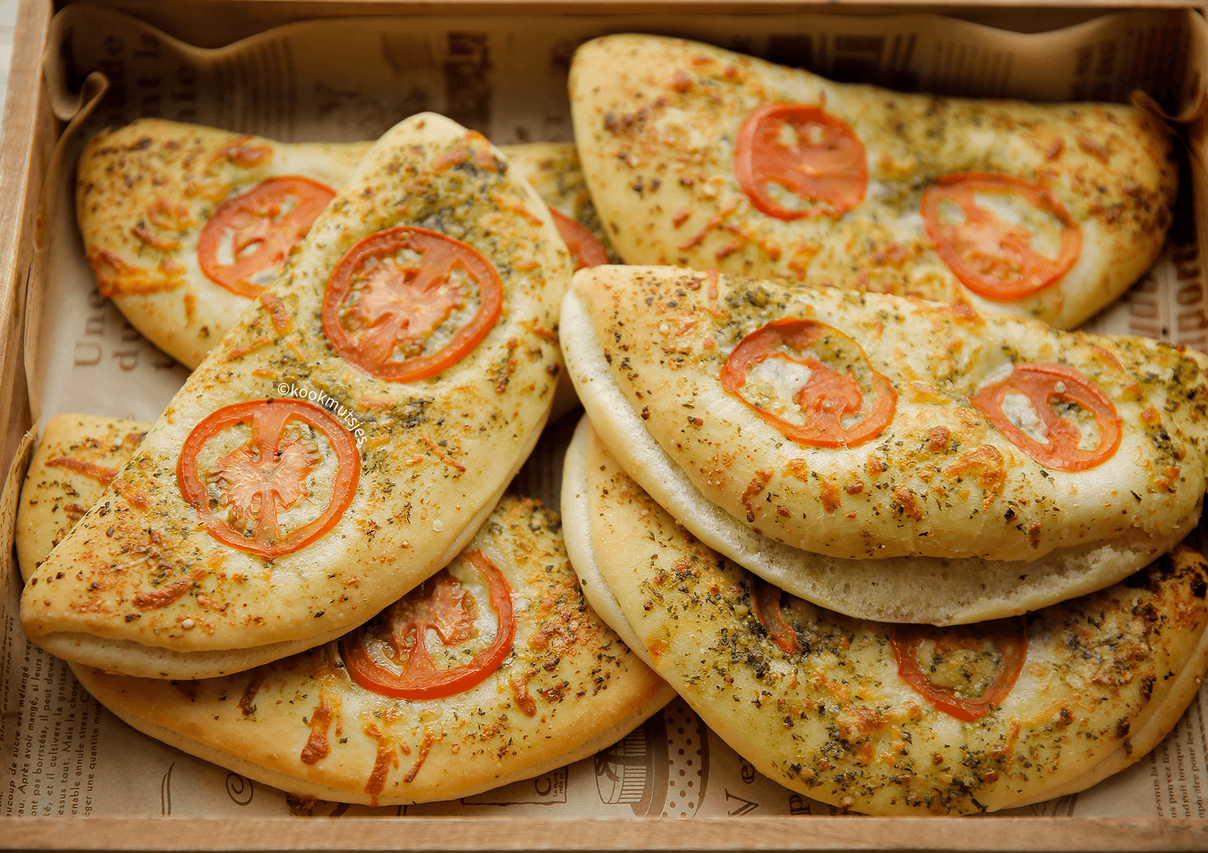 Pestobroodjes Kookmutsjes