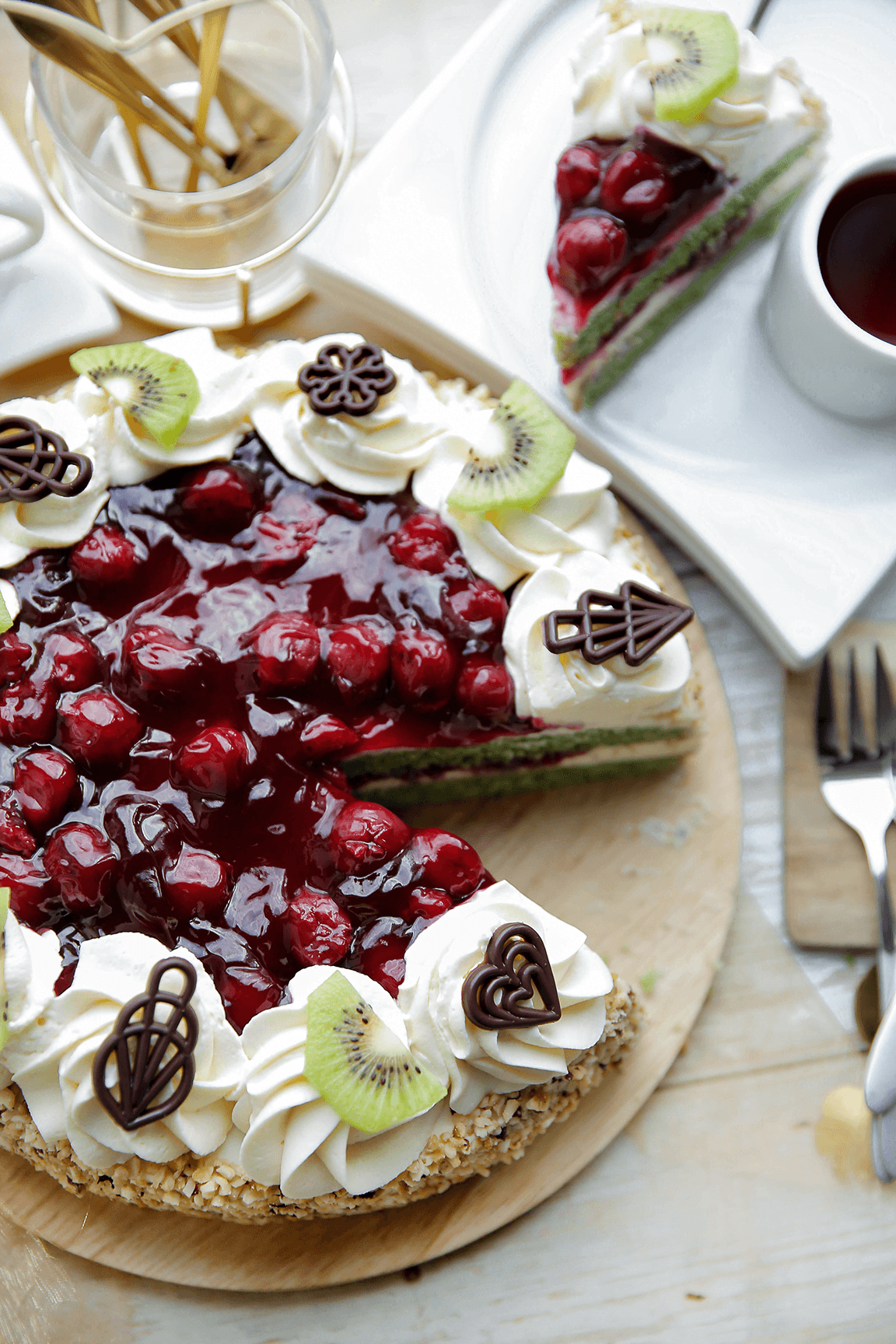 Spinazietaart eindresultaat