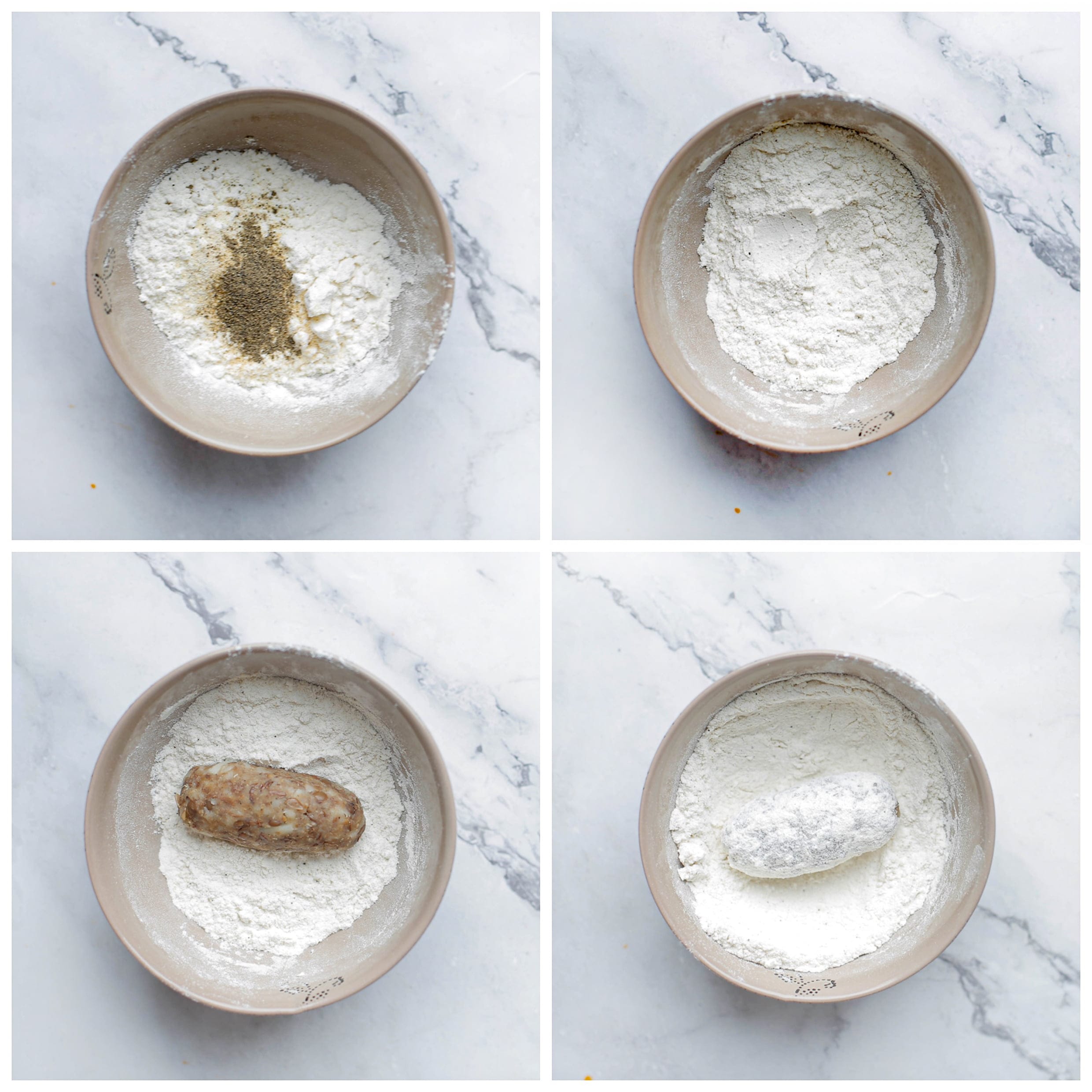 bloemmengsel en kroket