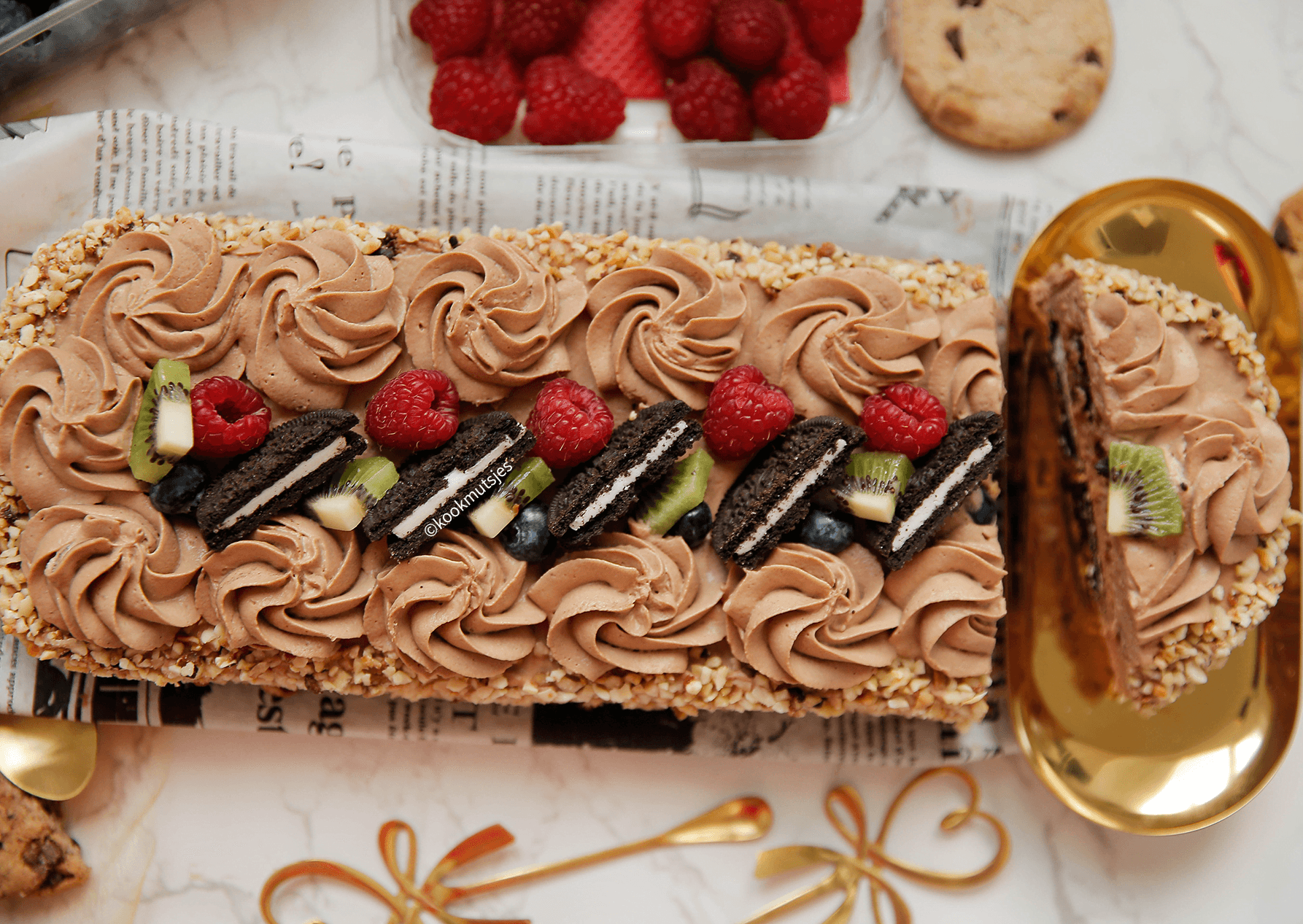 Chocolate chip dessert (no bake)