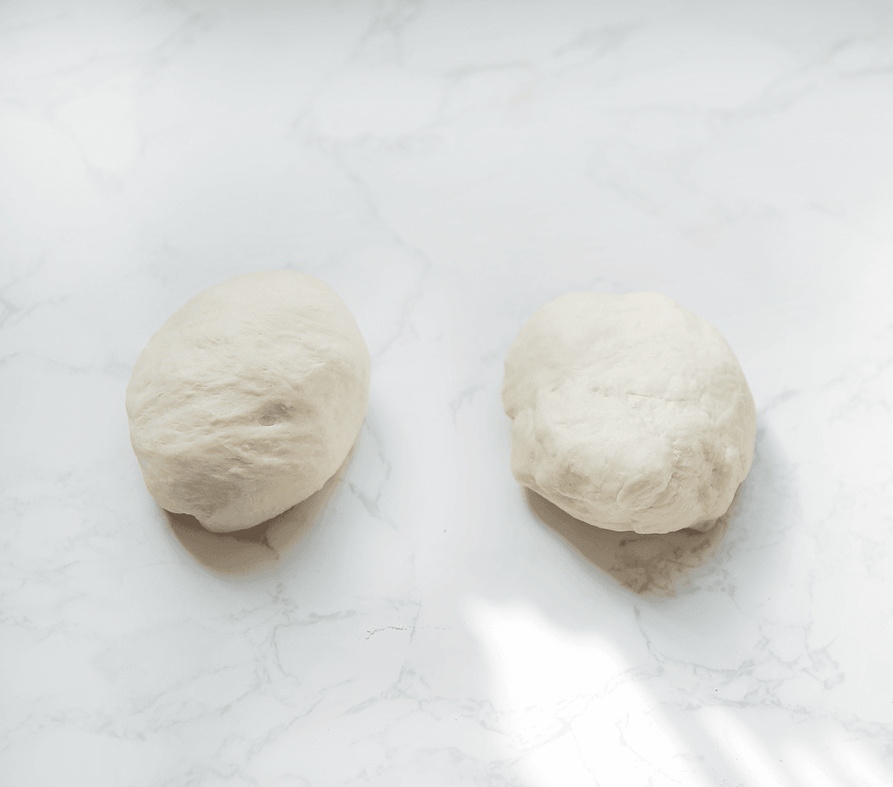 Deeg verdelen door 2 porties