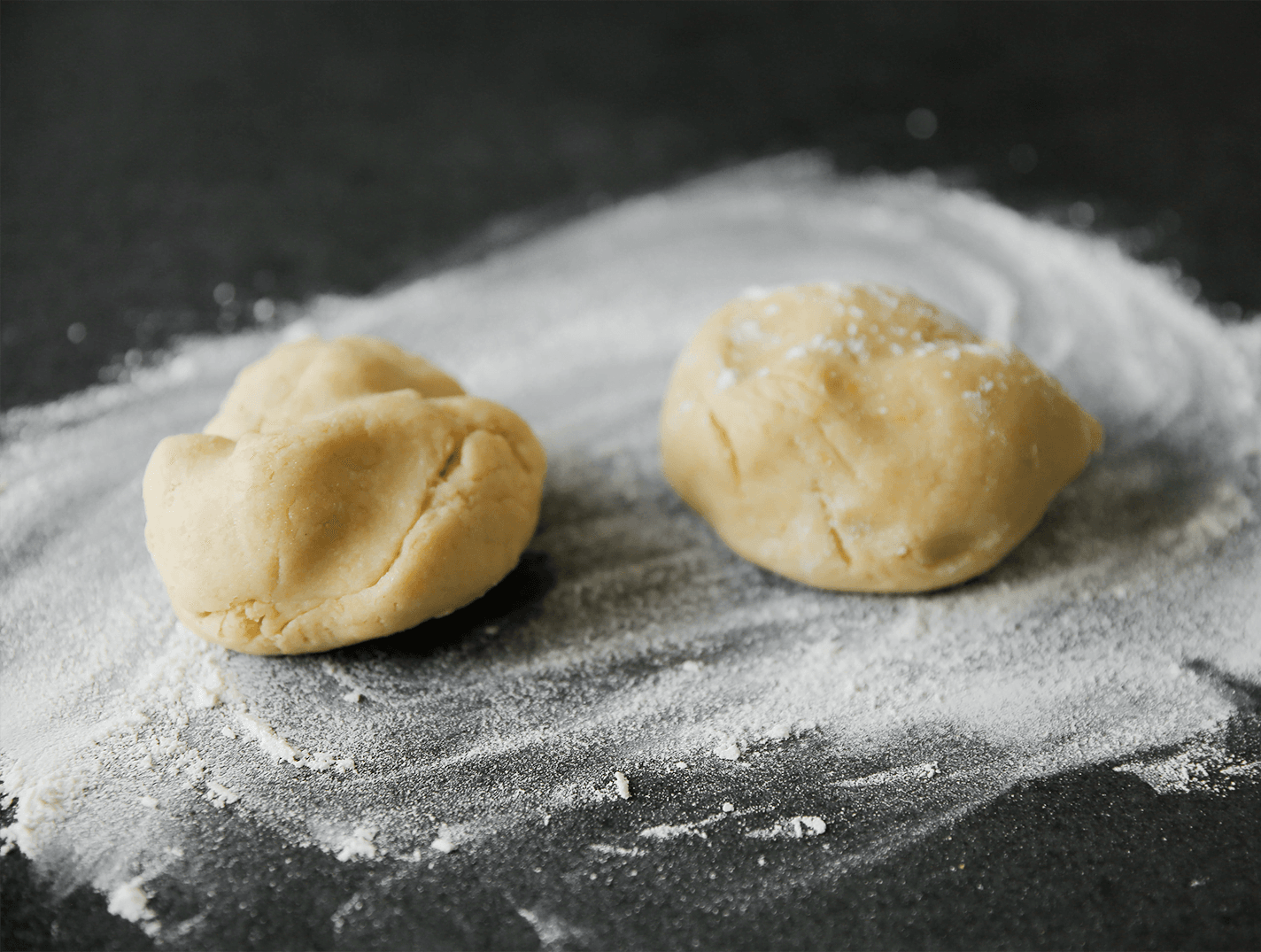 Deeg verdelen in twee porties