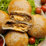 Gevulde gehaktburger Kookmutsjes