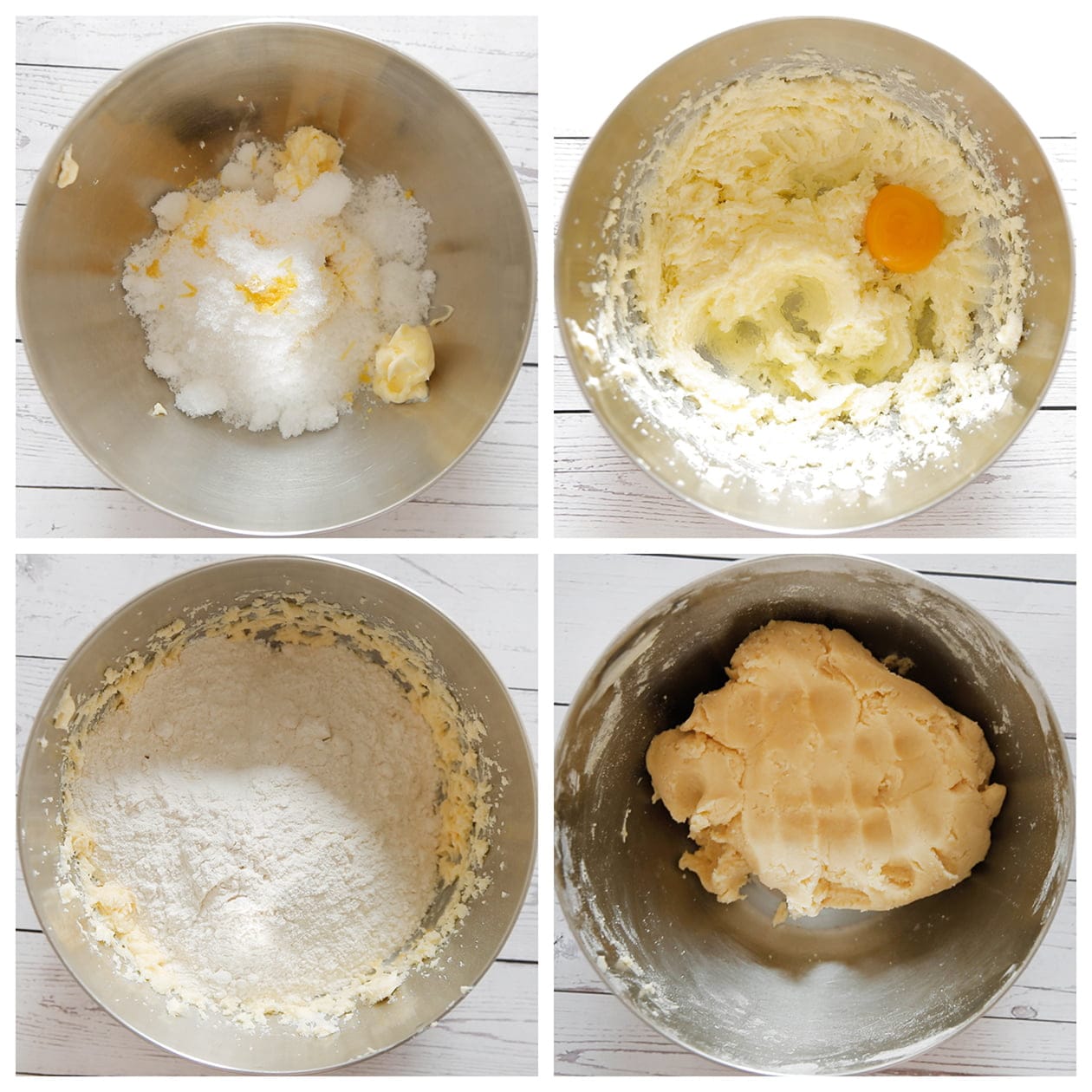 Koekjesdeeg kneden voor de gevulde koekjes