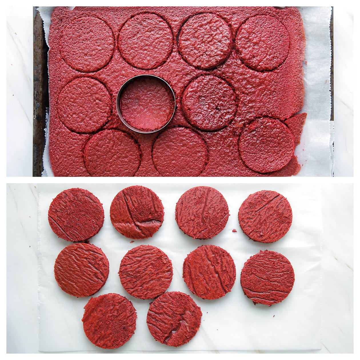 Met een uitsteker het gewenste vorm eruithalen