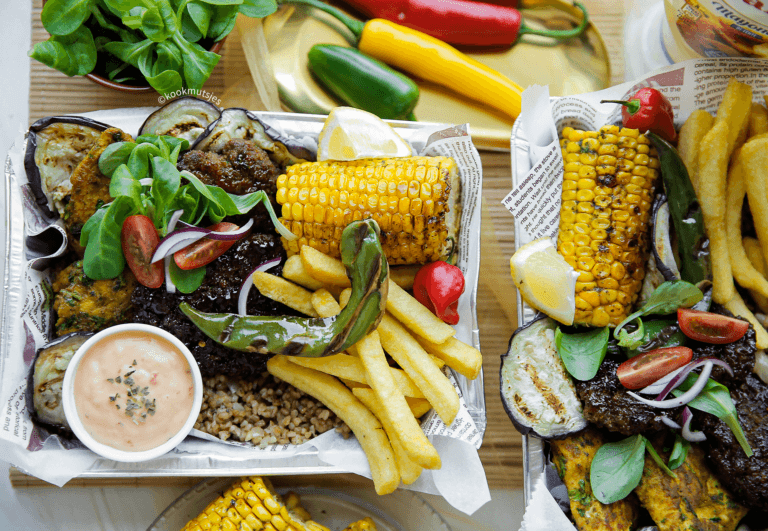 Bulgur met kip en gehakt