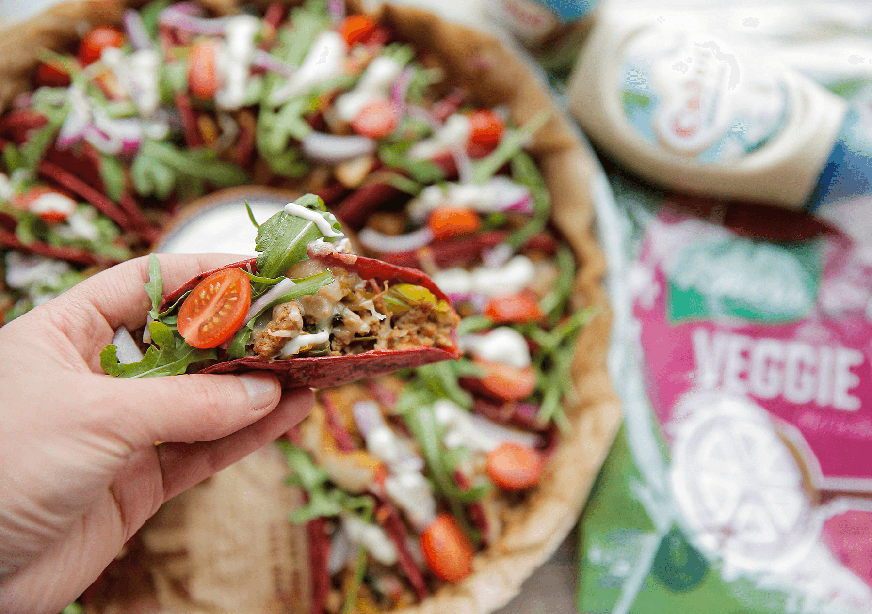 Party wraps met gehakt