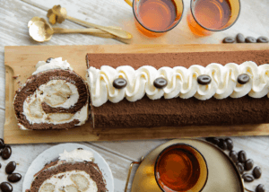 Tiramisu rolcake