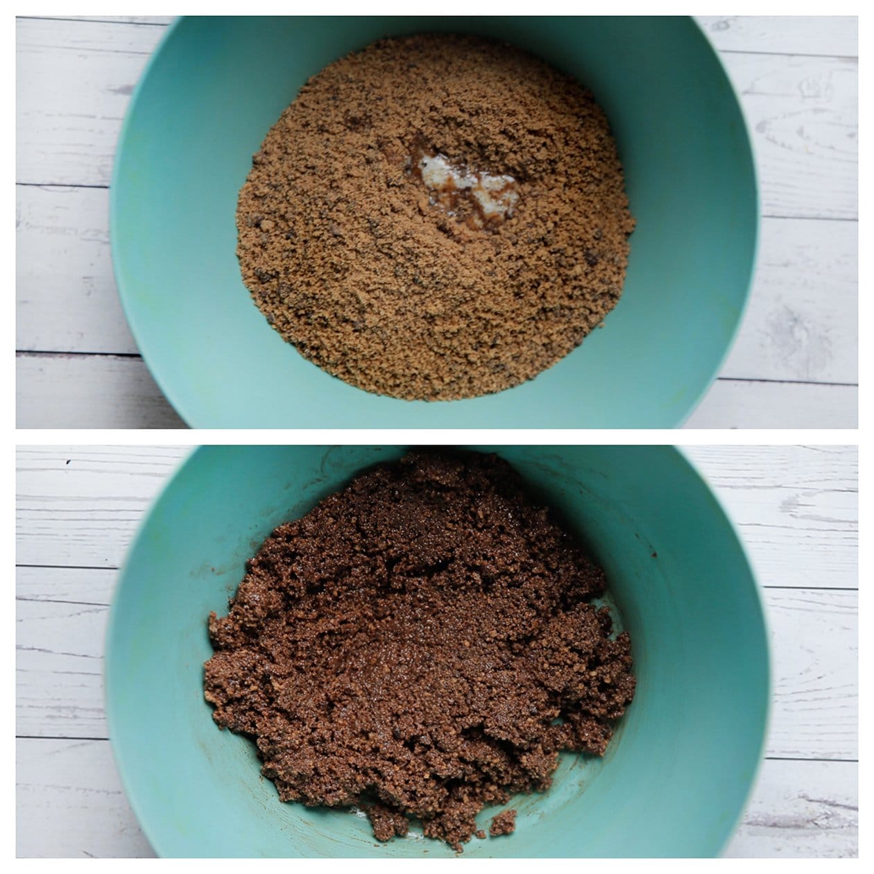 Chocolate chip Koekjesdeeg mengen tot een geheel