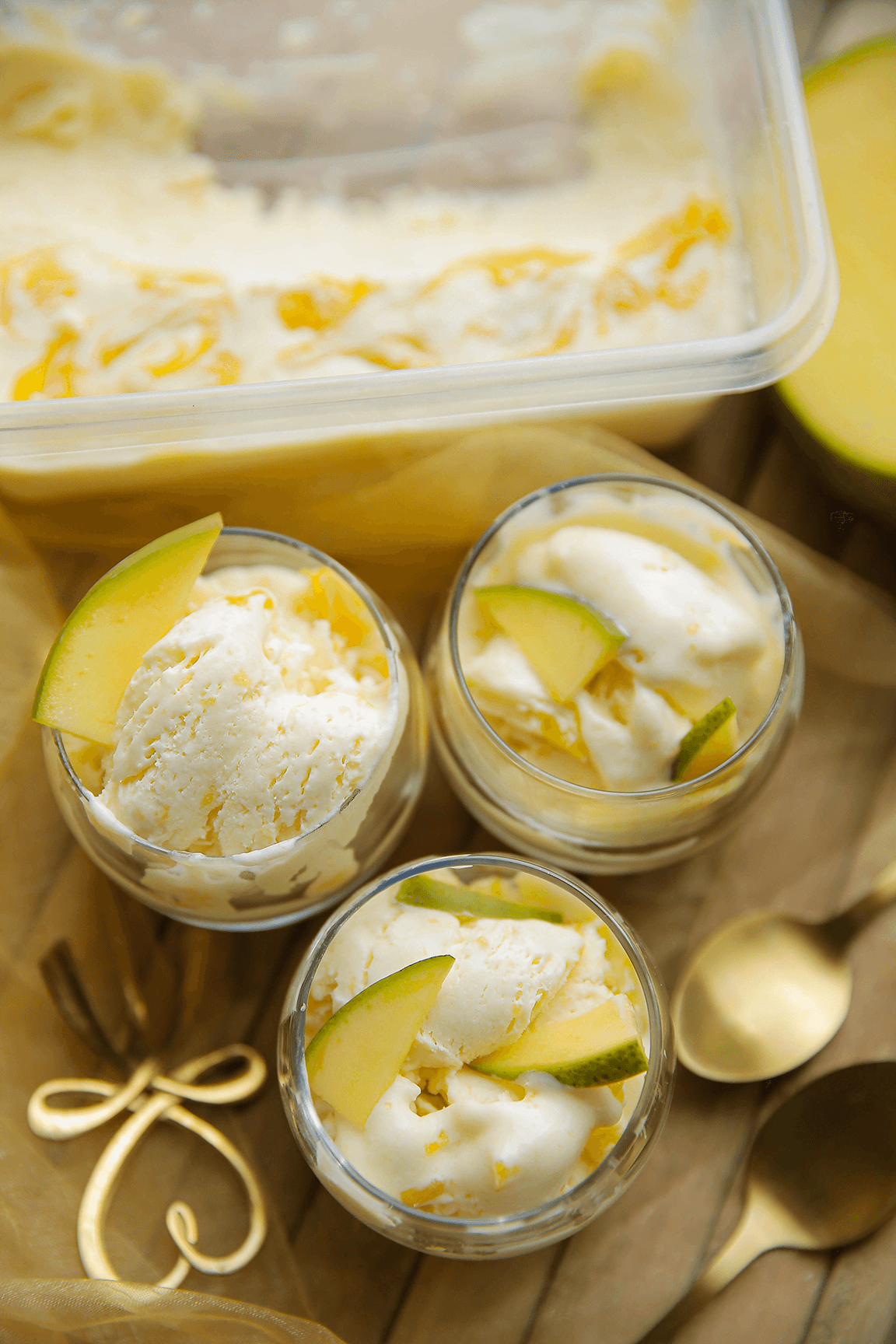 Mango ijs eindresultaat