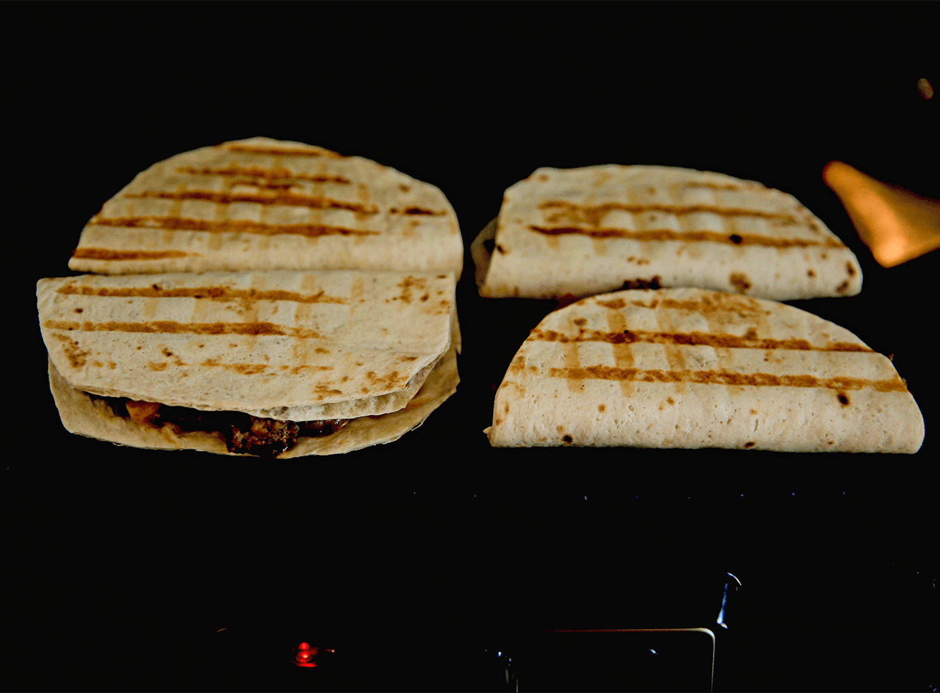 Gehakt taco's grillen