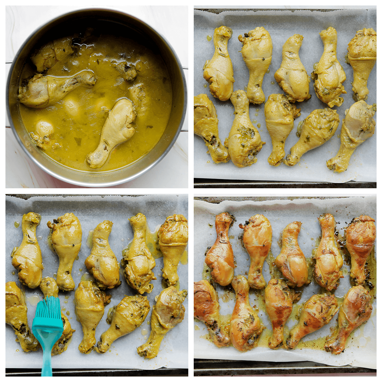 Kipdrumsticks goudbruin bakken in de oven