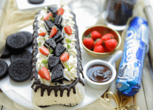 Oreo ijstaart Kookmutsjes