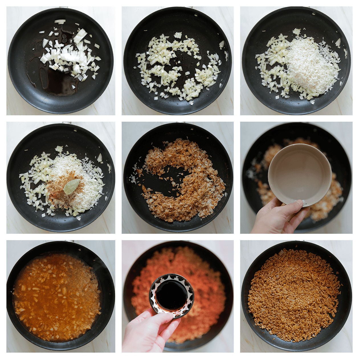 Rijst koken met verse kruiden en ketjap manis