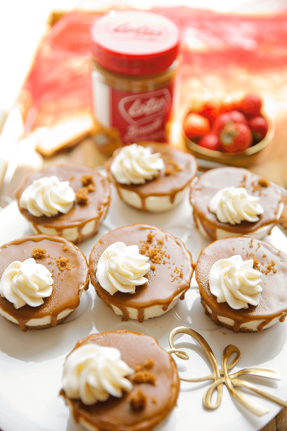 Speculoos cheesecakes no bake eindresultaat