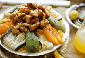 Couscous salade met kip en gegrilde groente Kookmutsjes