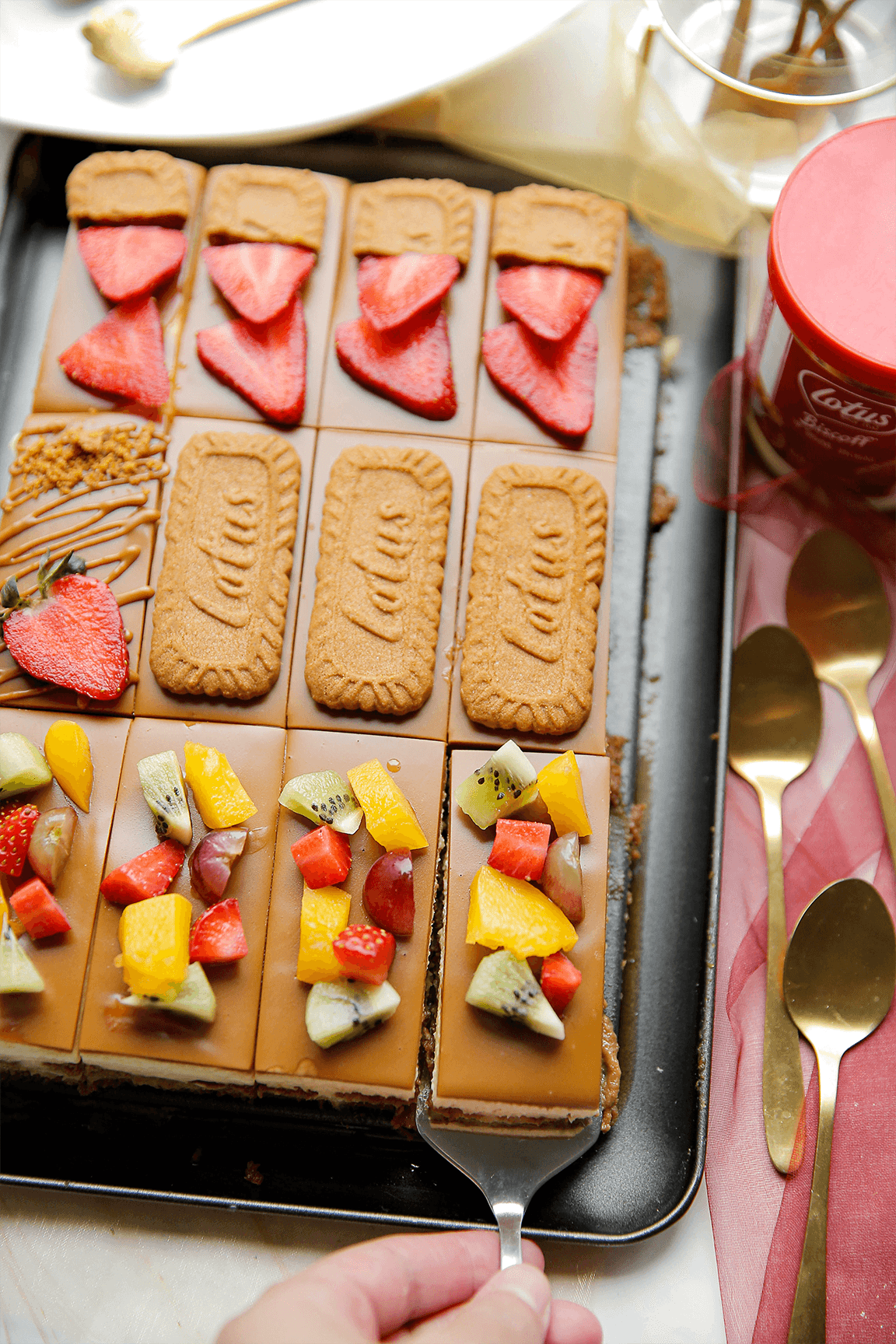 Speculoos dessert Kookmutsjes eindresultaat