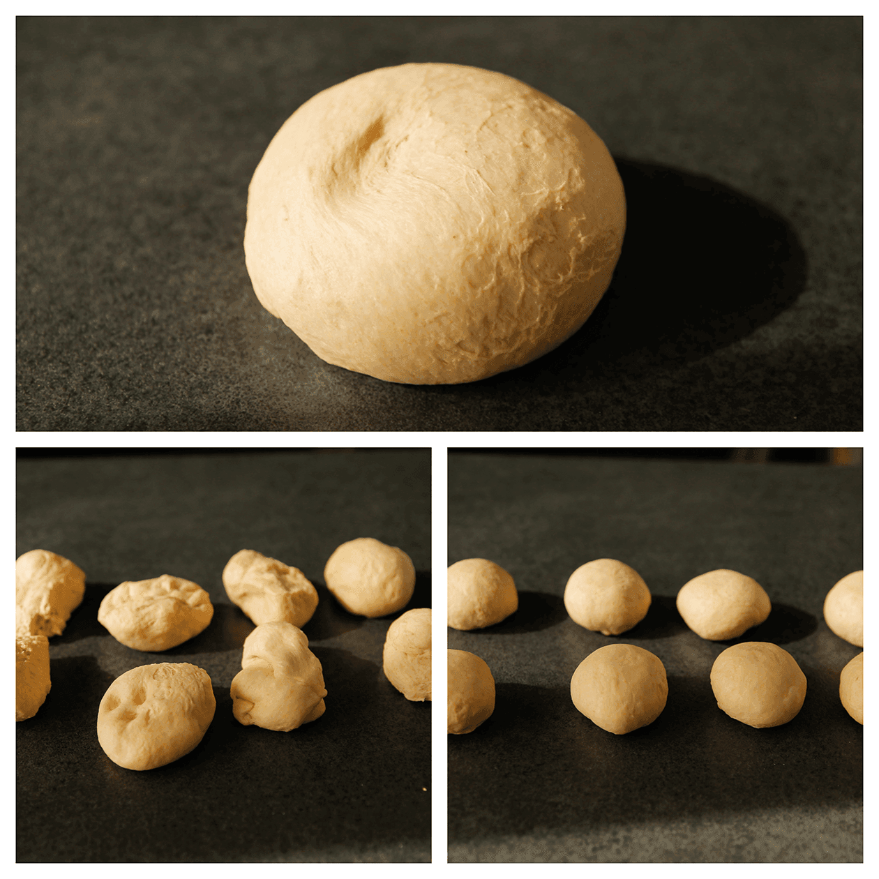 Deeg verdelen in 8 porties