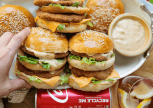 Dubble krokante Kipburgers Kookmutsjes