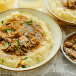 Aardappelpuree met kip in champignonsaus Kookmutsjes