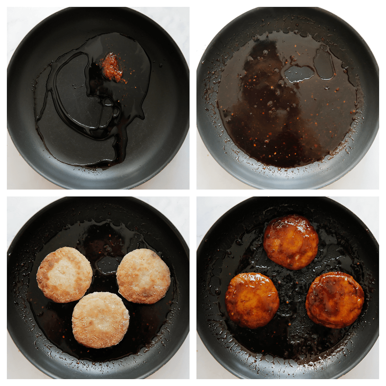 Kipburgers koken met de sticky saus