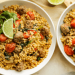 Parelcouscous met gehaktballetjes Kookmutsjes