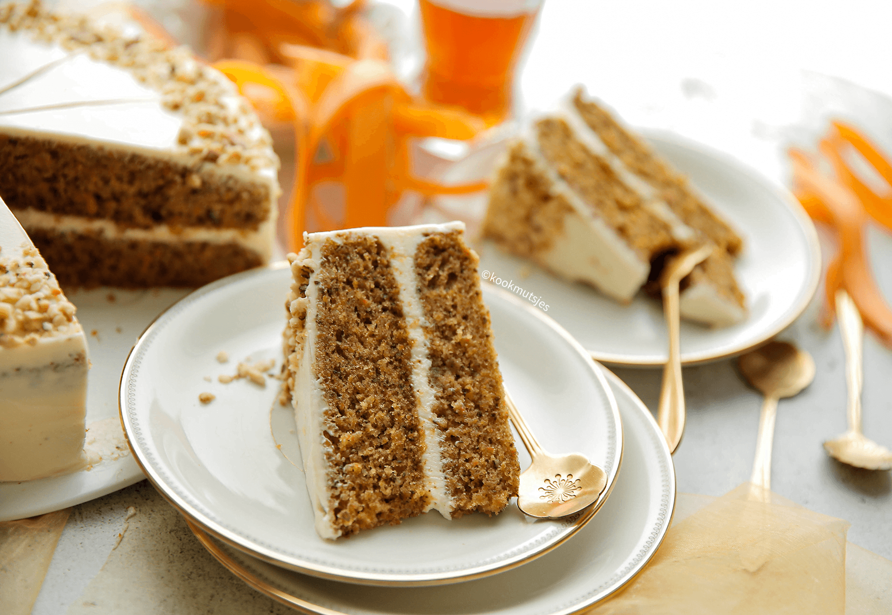 Smeuïge wortelcake Kookmutsjes