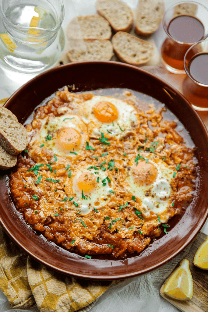 Tomaat met ei eindresultaat Kookmutsjes