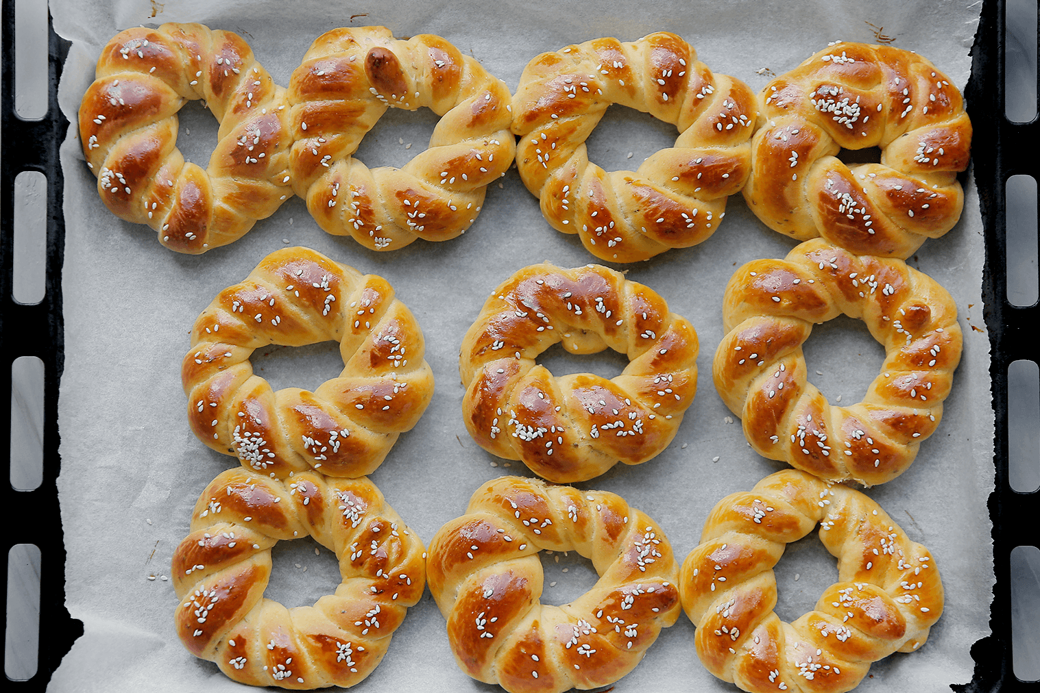 Vlechtbroodjes bakken in oven