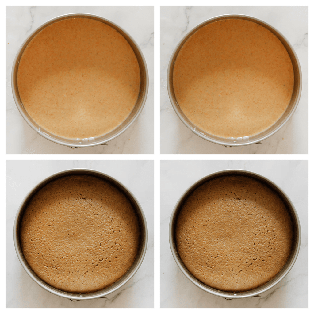 Leg de wortelcakes in een voorverwarmde oven op 160 ℃. Bak 25-30 minuten. Houd de baktijd zelf in de gaten, want elke oven werkt anders. Prik er met een satéprikker in om te kijken of de cake gaar is. Wanneer de prikker er droog uitkomt, zijn de wortelcakes klaar.