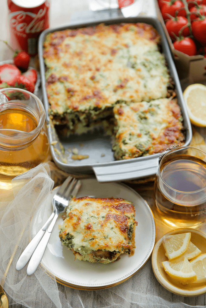 Aardappel-spinazieschotel eindresultaat kookmutsjes