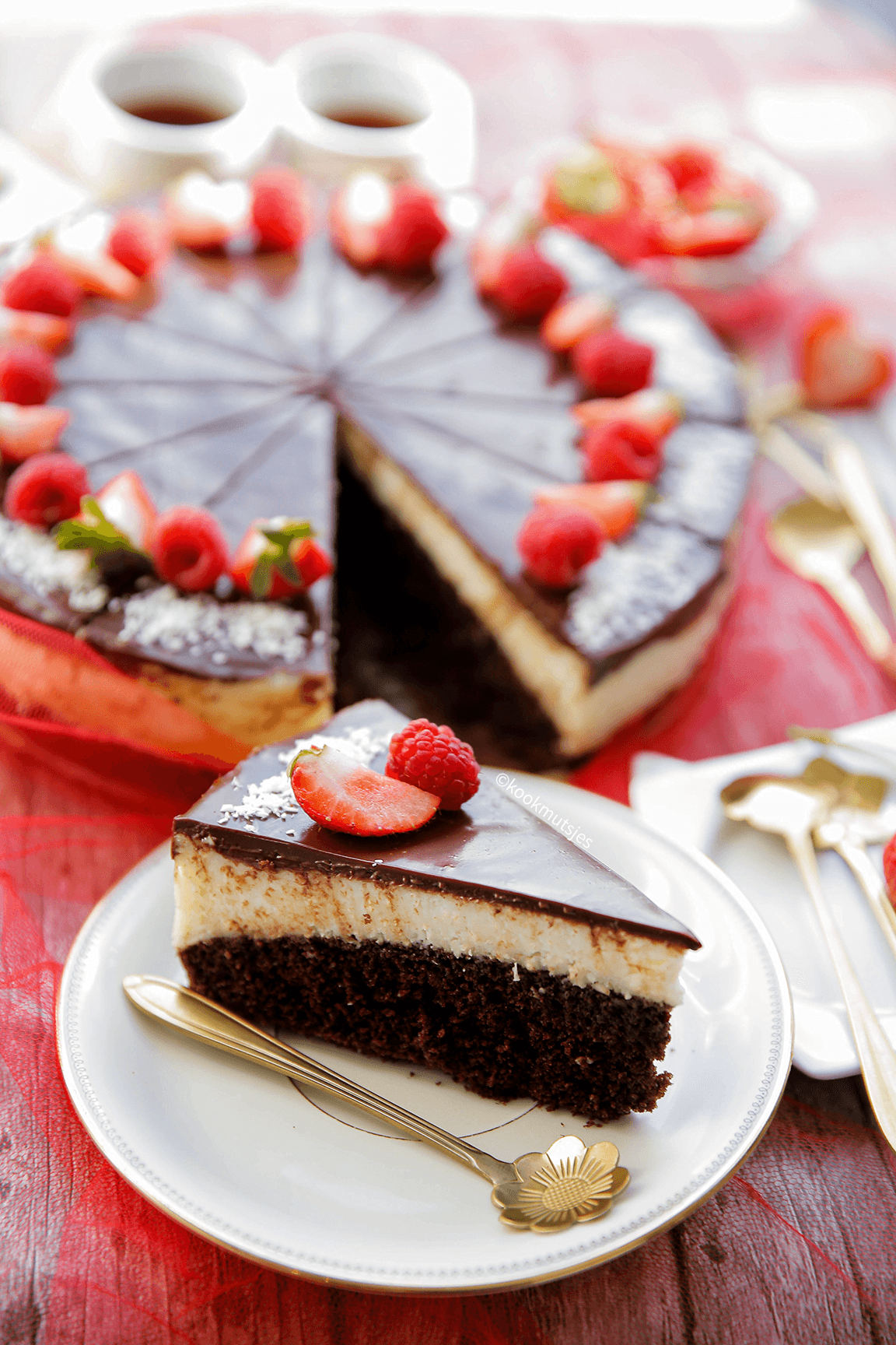 Bountycake eindresultaat van Kookmutsjes