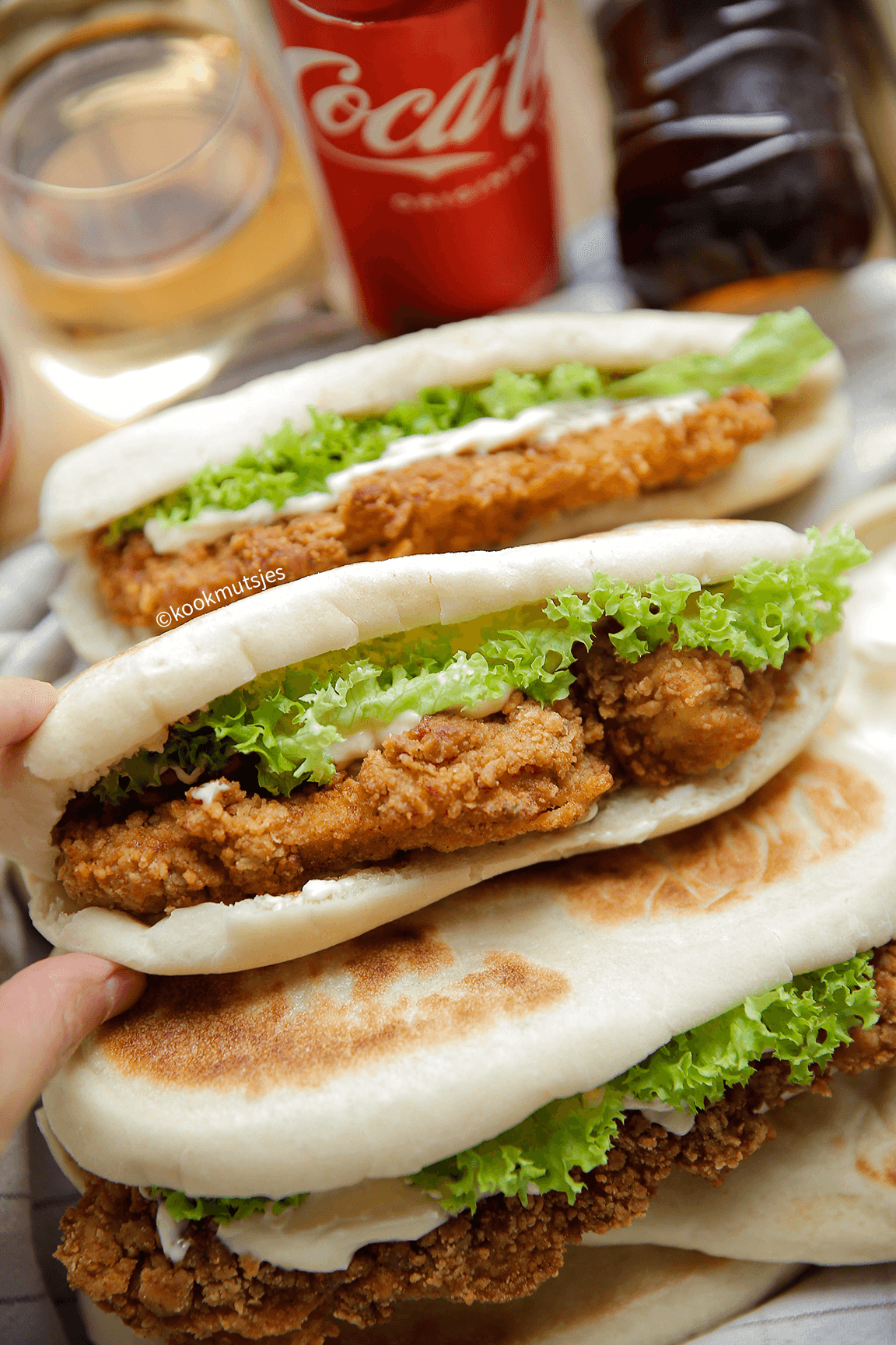 Bugles kipburger Kookmutsjes